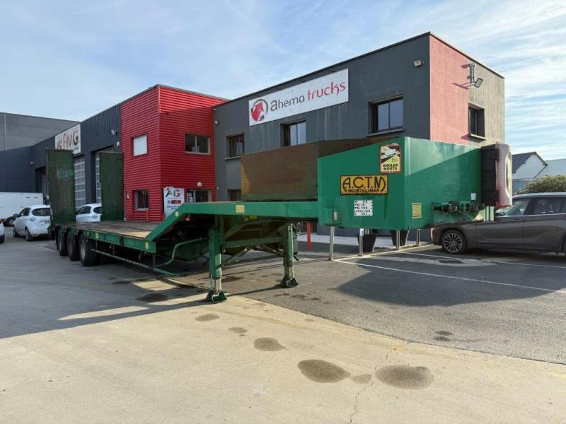 Actm Semi remorque porte engins 3 essieux  - Photo 1